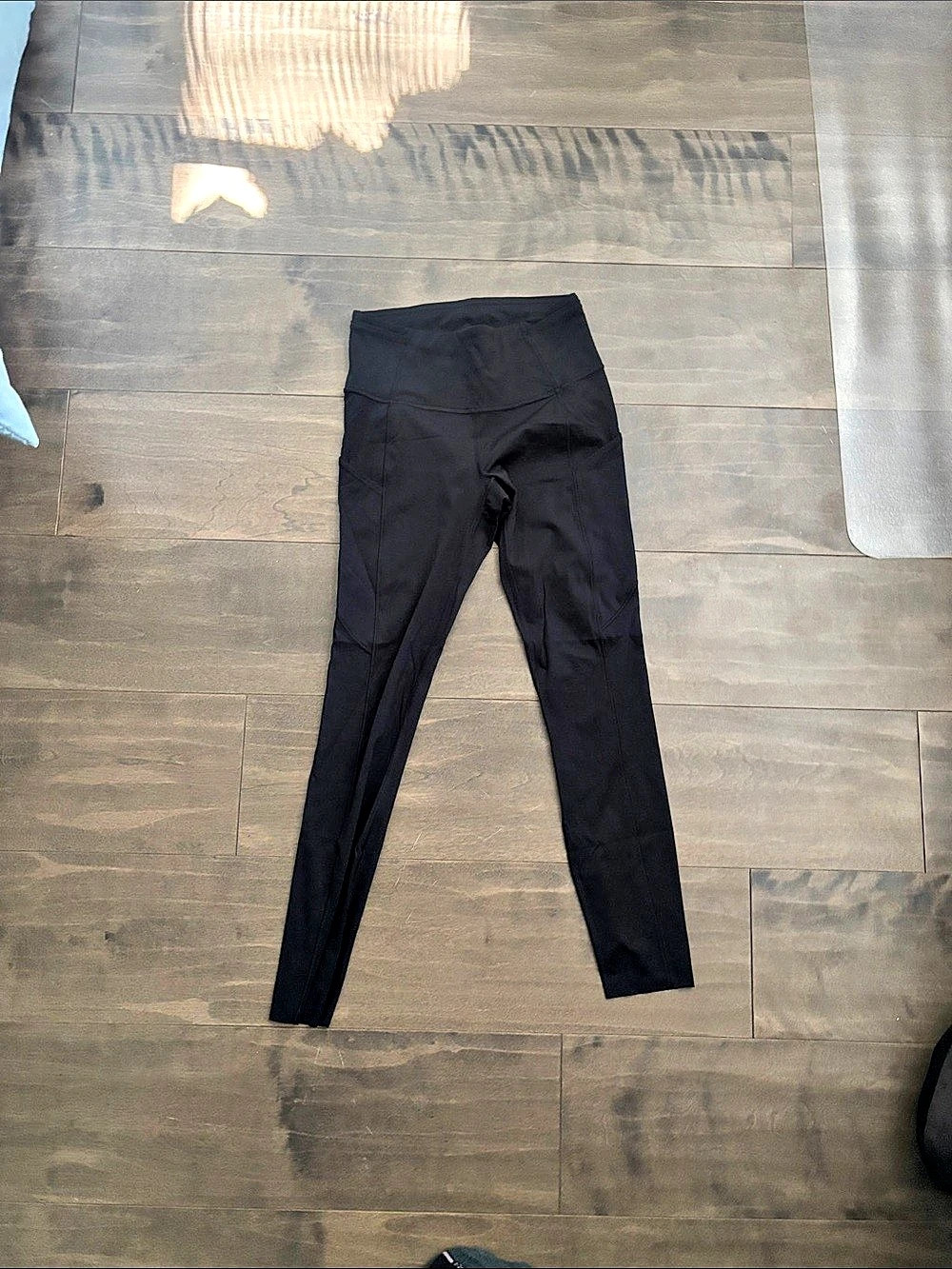 lululemon Fast and Free High-Rise Tight II 25" Black Leggings Size 4